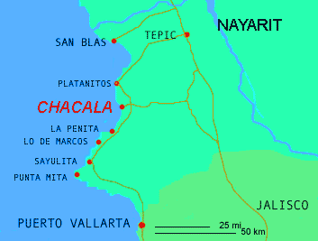 Chacala Map